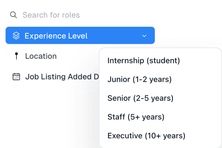 Set Job Preferences